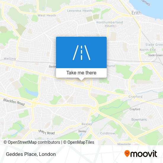 Geddes Place map