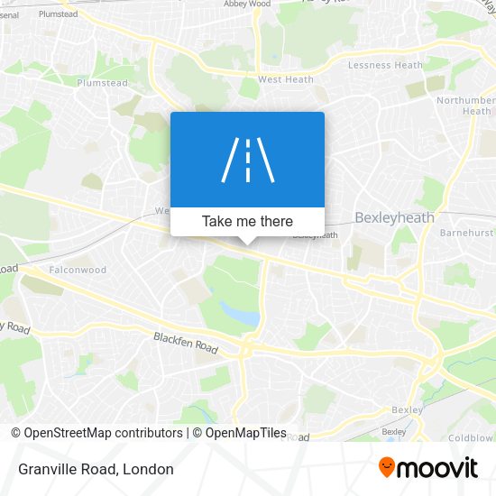 Granville Road map