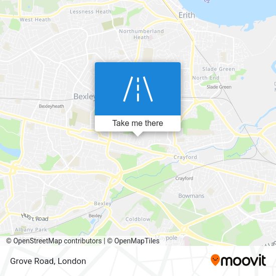 Grove Road map