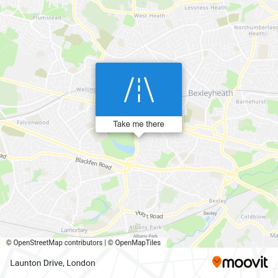 Launton Drive map