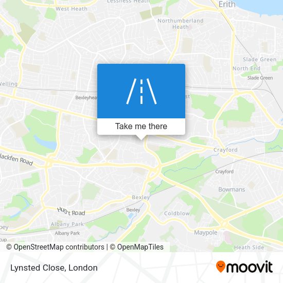 Lynsted Close map