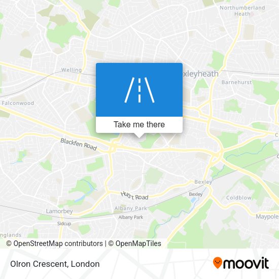 Olron Crescent map