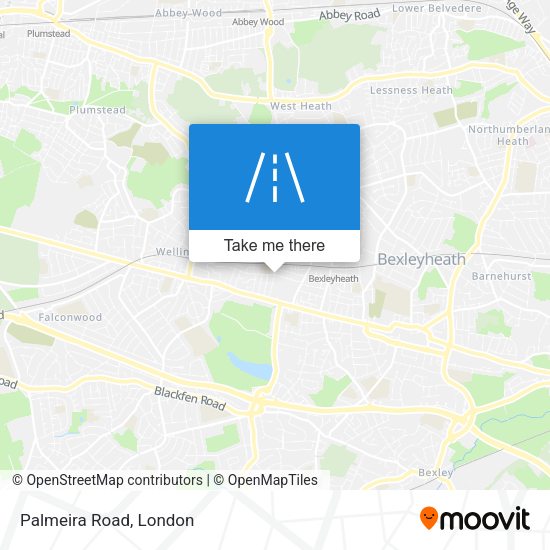 Palmeira Road map