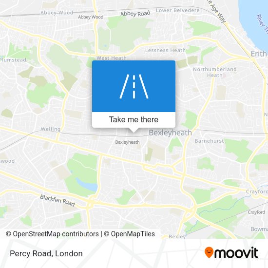 Percy Road map