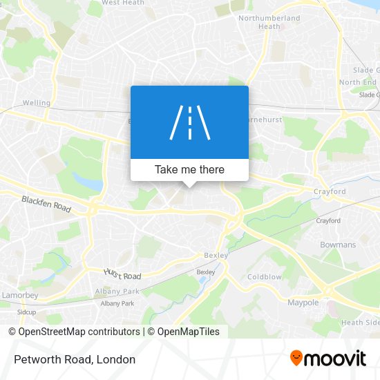 Petworth Road map