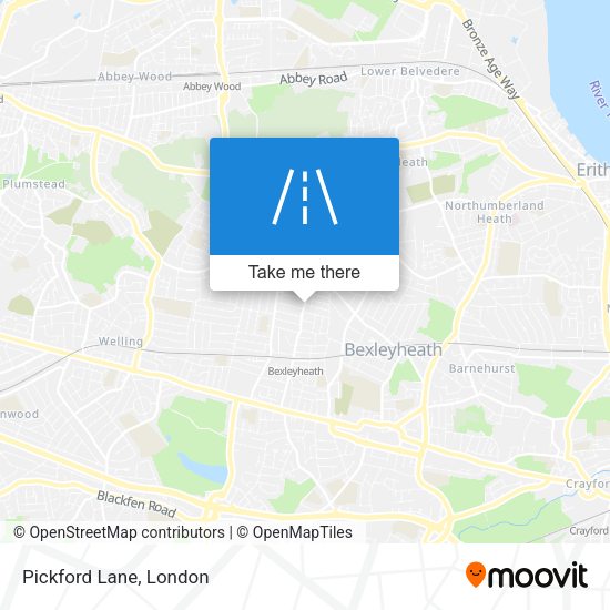 Pickford Lane map