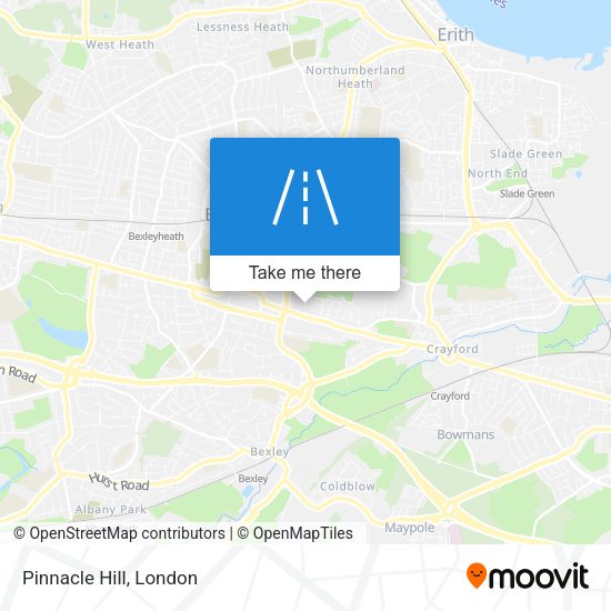 Pinnacle Hill map
