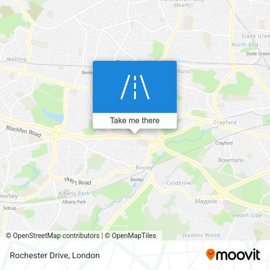 Rochester Drive map