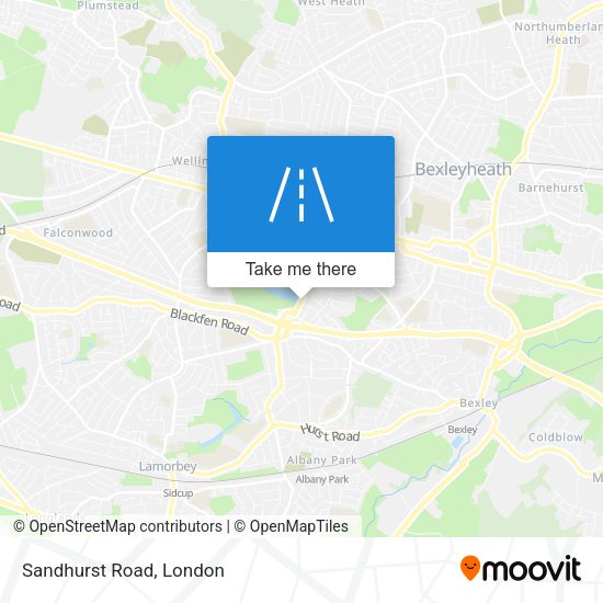 Sandhurst Road map