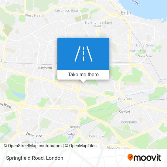 Springfield Road map