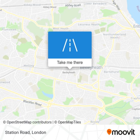 Station Road map