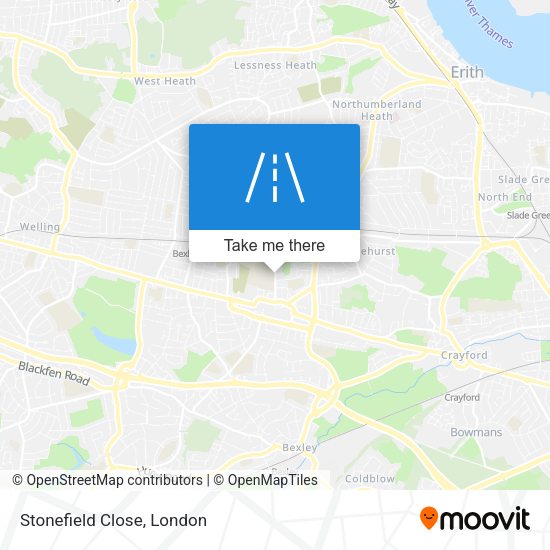 Stonefield Close map