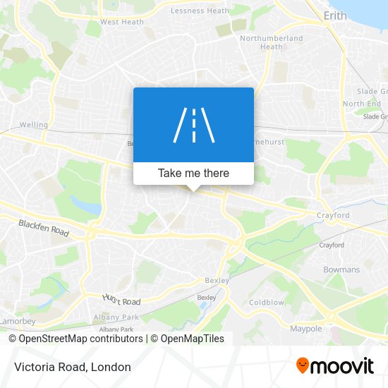 Victoria Road map