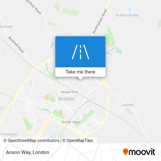 Anson Way map