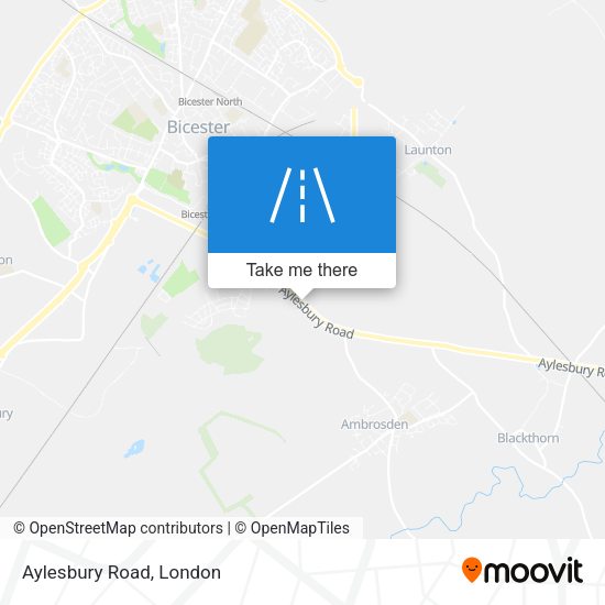 Aylesbury Road map