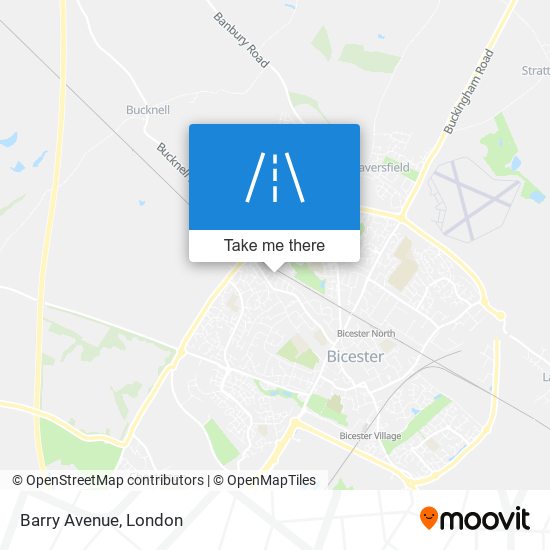 Barry Avenue map