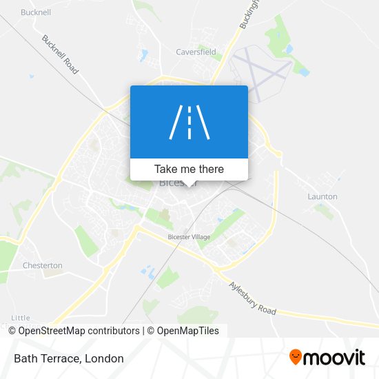Bath Terrace map