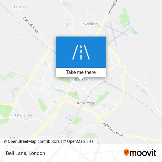 Bell Lane map