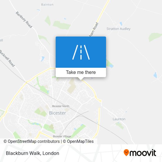 Blackburn Walk map