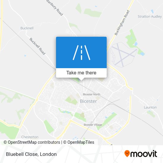 Bluebell Close map