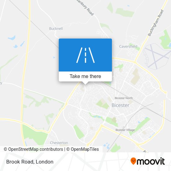 Brook Road map
