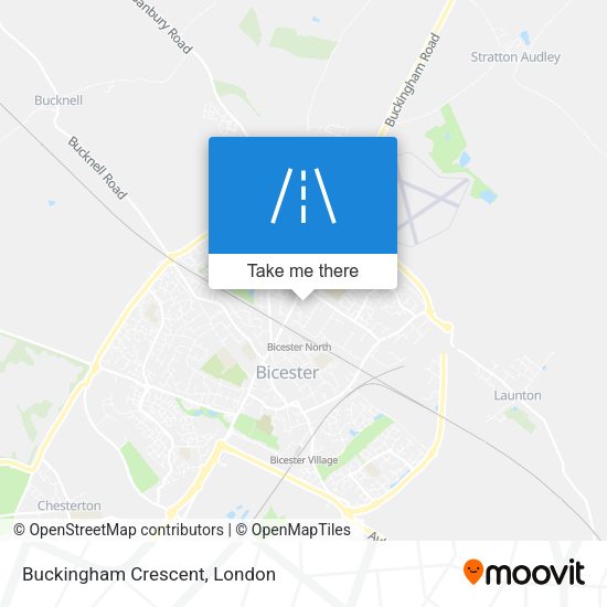 Buckingham Crescent map