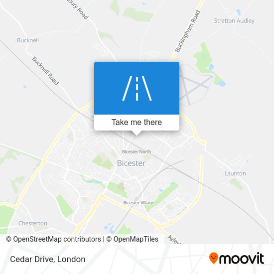 Cedar Drive map