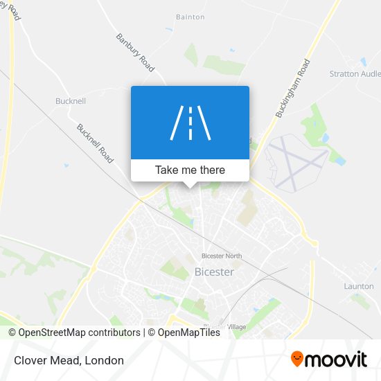 Clover Mead map