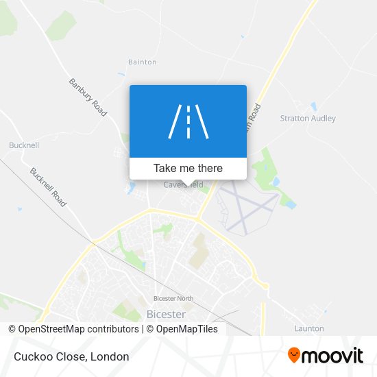 Cuckoo Close map