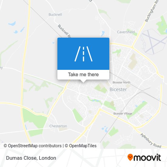 Dumas Close map