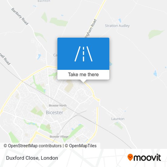 Duxford Close map