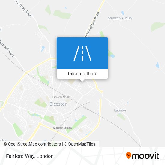 Fairford Way map