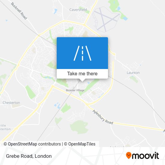 Grebe Road map