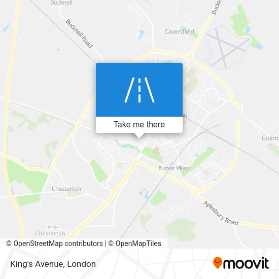 King's Avenue map