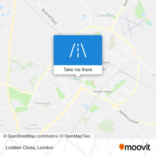 Lodden Close map