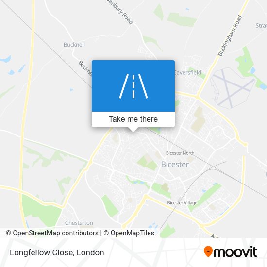 Longfellow Close map