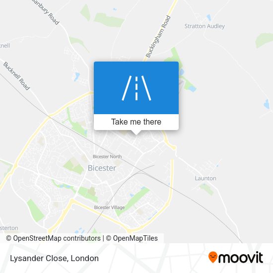Lysander Close map