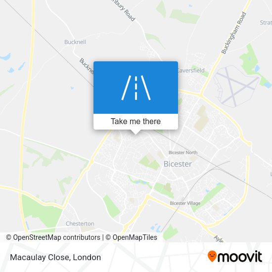 Macaulay Close map