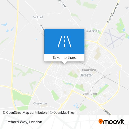 Orchard Way map
