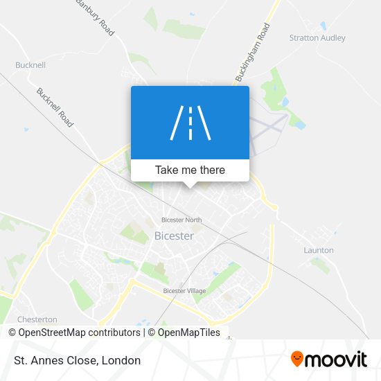 St. Annes Close map