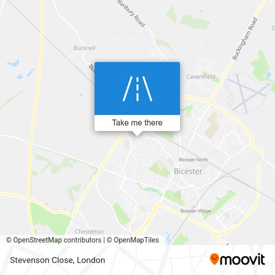 Stevenson Close map