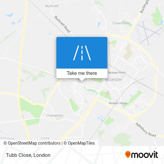Tubb Close map
