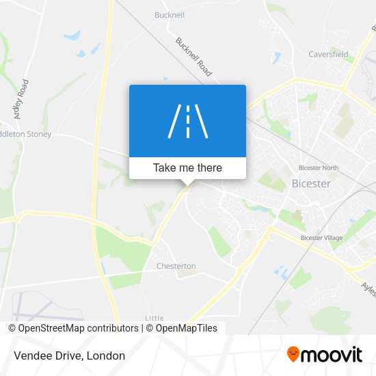Vendee Drive map