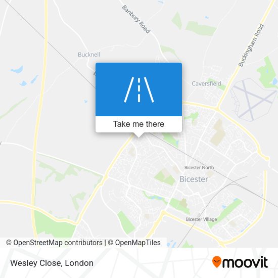 Wesley Close map