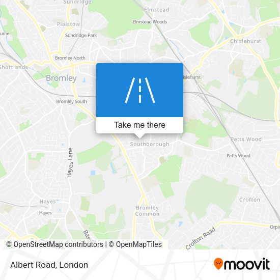 Albert Road map
