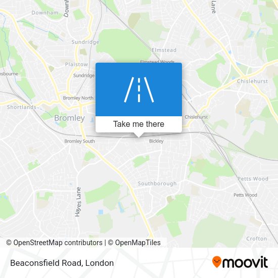 Beaconsfield Road map