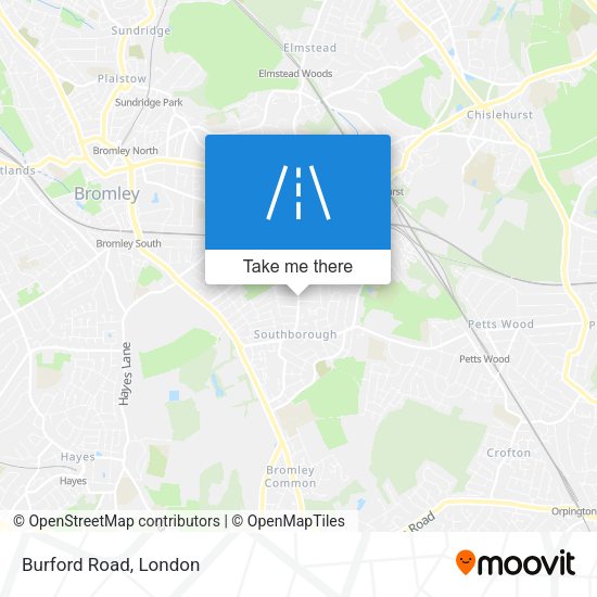Burford Road map