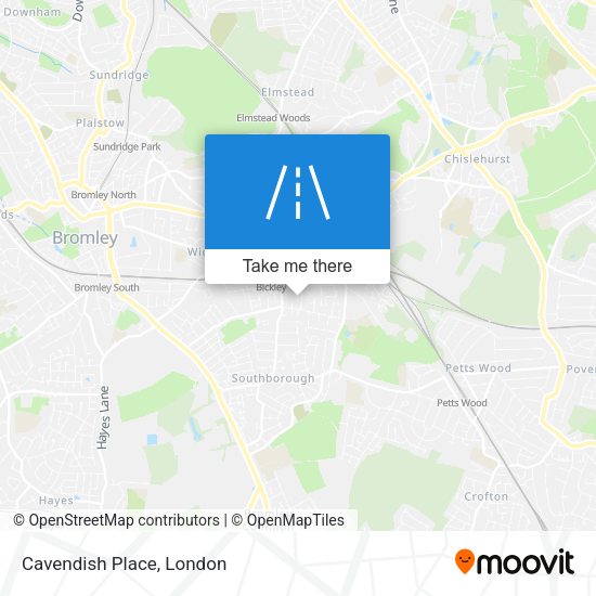 Cavendish Place map