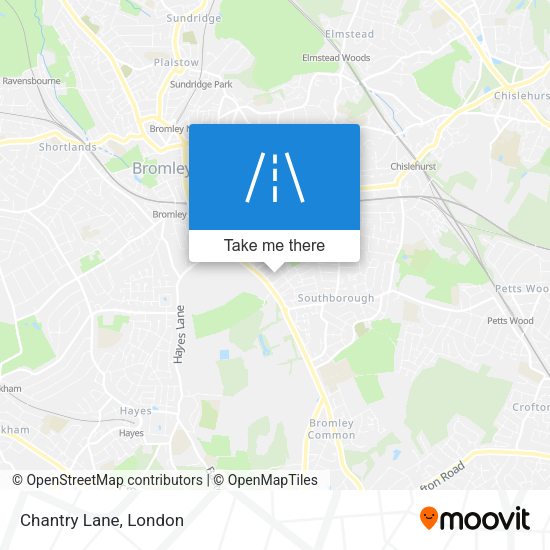 Chantry Lane map