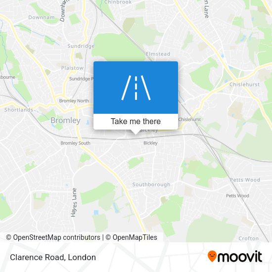 Clarence Road map